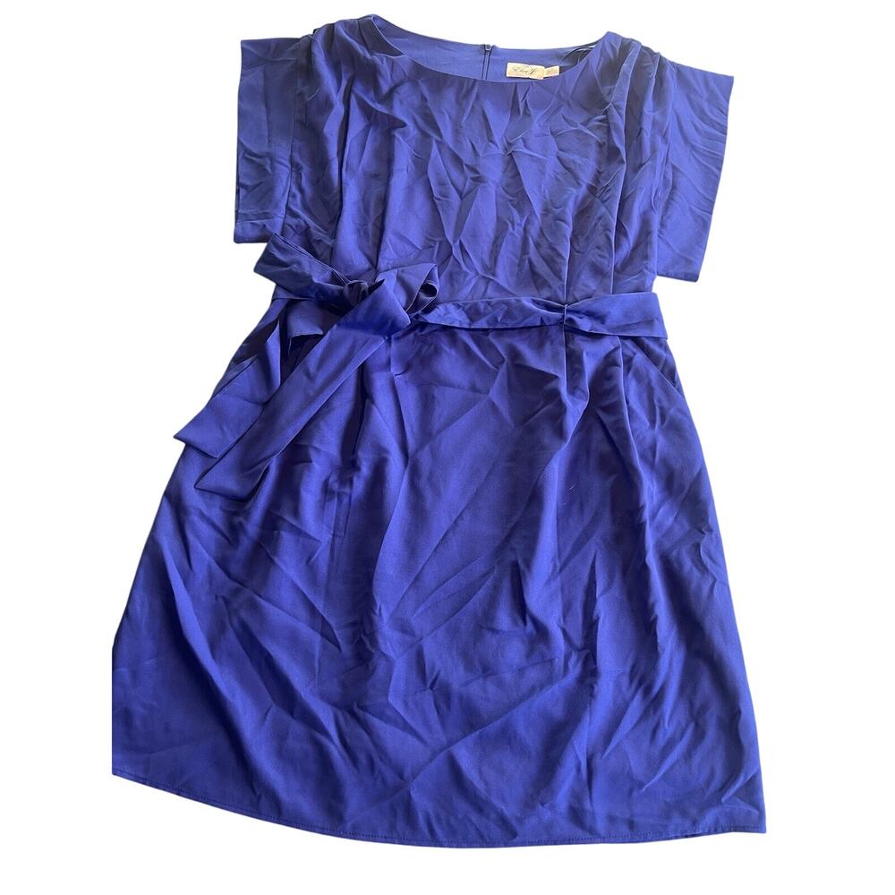 Eliza J Women’s Dress Size 14 Blue Ties At Waist Style #EJ2-2536